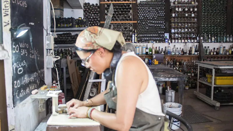 La Mirada, artesanas vidrieras